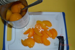 Zubereitung des Rezepts Blätterteig-Schnitten mit Puddingcreme und Pfirsichen, schritt 5