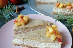 Zubereitung des Rezepts Apple Pie Cheesecake - fruchtiger Apfel-Zimt-Käsekuchen, schritt 2