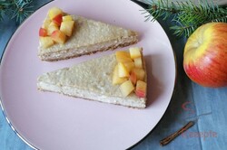 Zubereitung des Rezepts Apple Pie Cheesecake - fruchtiger Apfel-Zimt-Käsekuchen, schritt 4