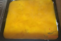 Zubereitung des Rezepts Cremige Mandarinen-Schnitte mit Frucht-Gelee, schritt 5