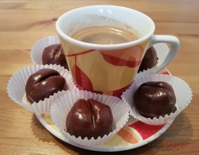 Rezept Schoko-Nuss-Kaffeebohnen in Schokolade – ohne Backen