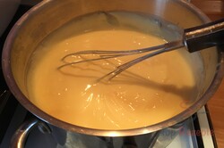 Zubereitung des Rezepts Leckerer Mohnkuchen mit Puddingcreme und Schokoladenglasur, schritt 8