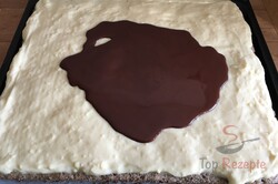 Zubereitung des Rezepts Leckerer Mohnkuchen mit Puddingcreme und Schokoladenglasur, schritt 12