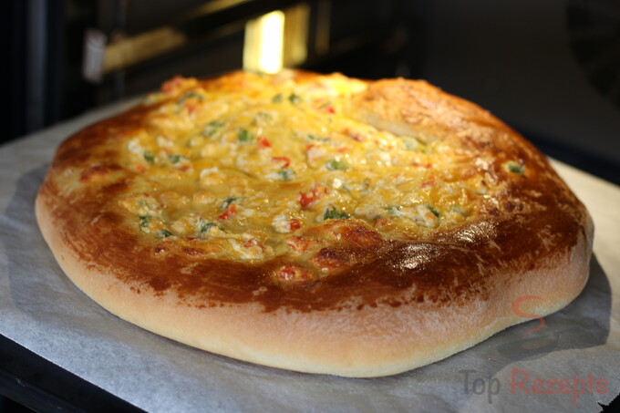 Rezept Double-Cheese-Pita – Selbstgemachtes Pita-Brot mit Käse