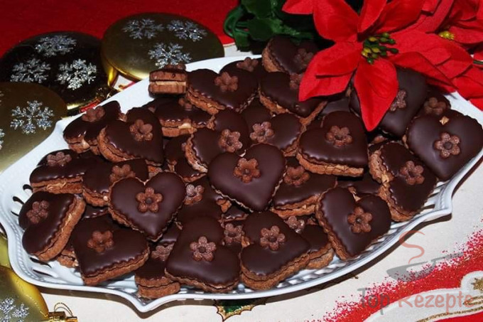 Rezept Kakao-Herzen mit Schokolade