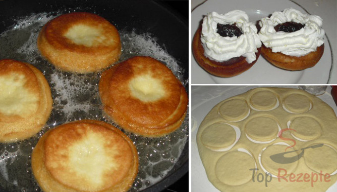 Rezept Pfannkuchen mit Pflaumenmus und Schlagsahne
