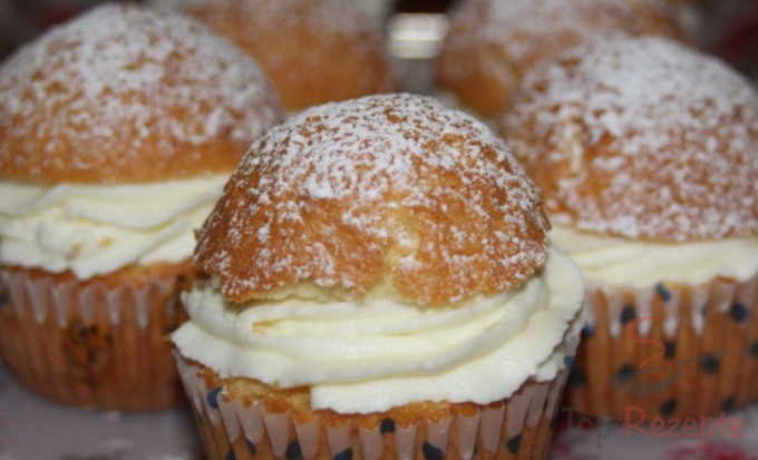 Rezept Muffins mit Vanillesahnequark