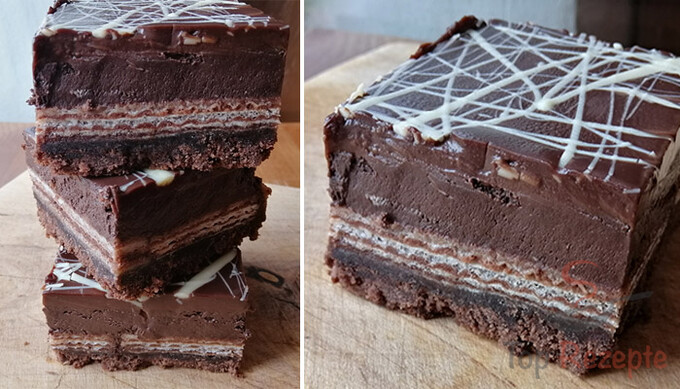 Rezept Leckerer Double-Chocolate-Cheesecake mit Quark