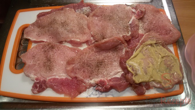 Rezept Schweineschnitzel mit Senf