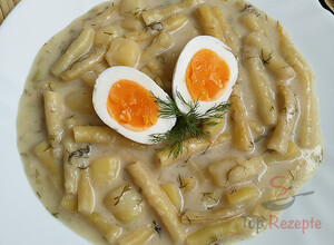 Rezept Klassische Bohnen mit Dill und Ei aus Omas Küche