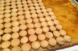 Zubereitung des Rezepts Pfirsich-Cremedessert mit Eierplätzchen, schritt 7