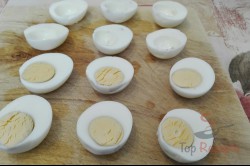 Zubereitung des Rezepts Gefüllte Eier mit Thunfischcreme, schritt 1