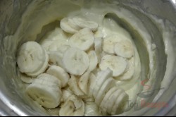 Zubereitung des Rezepts Bananenkuchen mit Vanillecreme, schritt 2