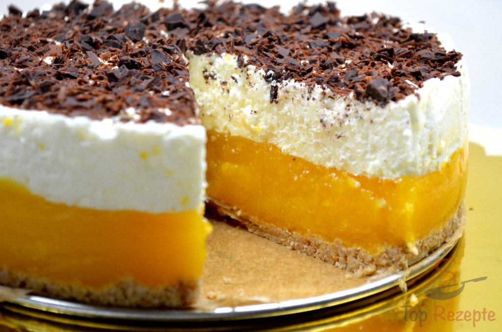 Aprikosen-Joghurt-Torte OHNE BACKEN | Top-Rezepte.de