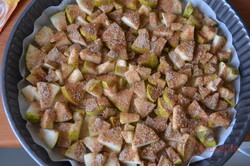 Umgedrehter Birnenkuchen – Obstkuchen nach Omas Rezept, schritt 3