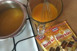 Zubereitung des Rezepts Cremige Mandarinen-Schnitte mit Frucht-Gelee, schritt 4
