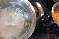 Zubereitung des Rezepts Traditioneller Kabeljau-Salat mit Mayonnaise, schritt 1