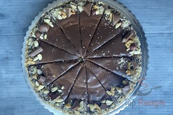 Zubereitung des Rezepts Walnuss-Cheesecake mit Schokoladen-Glasur, schritt 4