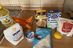 Zubereitung des Rezepts Möhren-Kokos-Kuchen mit Zitronenglasur, schritt 1