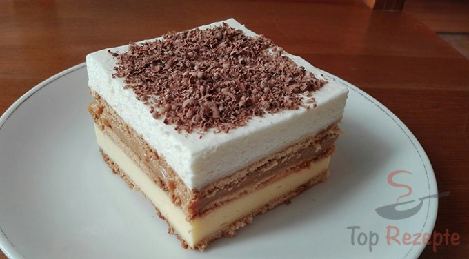 Karamell-Vanille-Sahne-Kuchen ohne Backen | Top-Rezepte.de